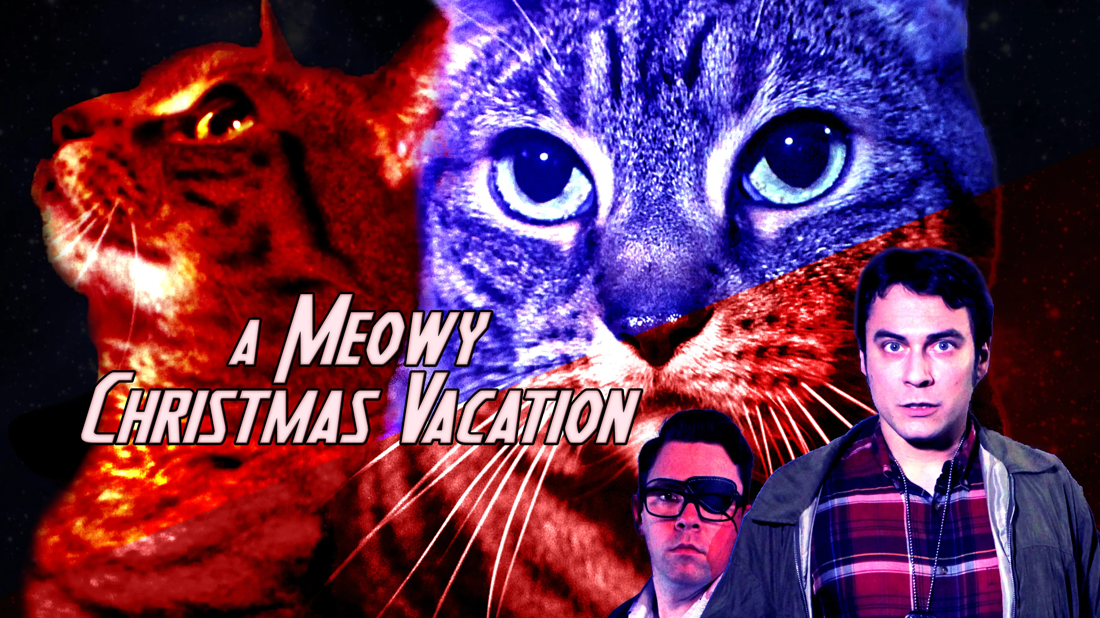 A Meowy Christmas Vacation poster